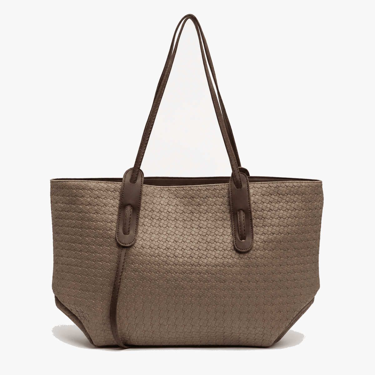 Tessara Woven Texture Everyday Shoulder Tote