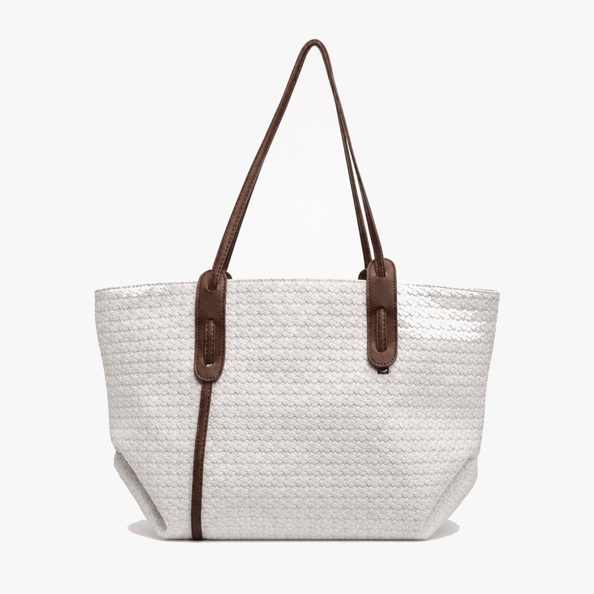 Tessara Woven Texture Everyday Shoulder Tote