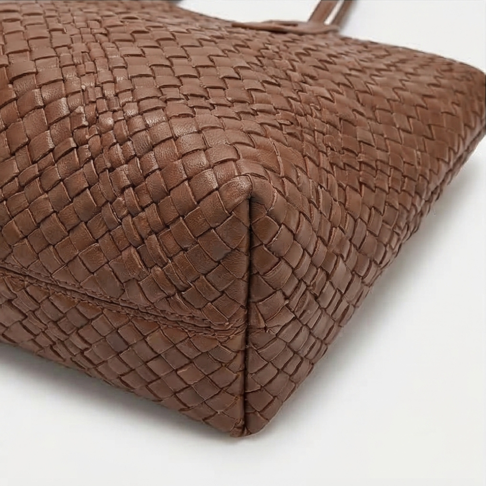 Tessara Woven Texture Everyday Shoulder Tote