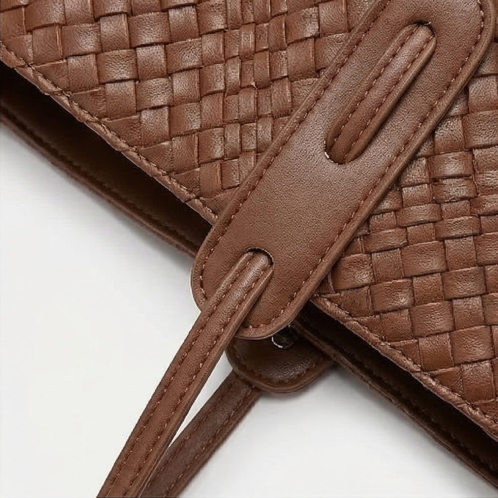 Tessara Woven Texture Everyday Shoulder Tote