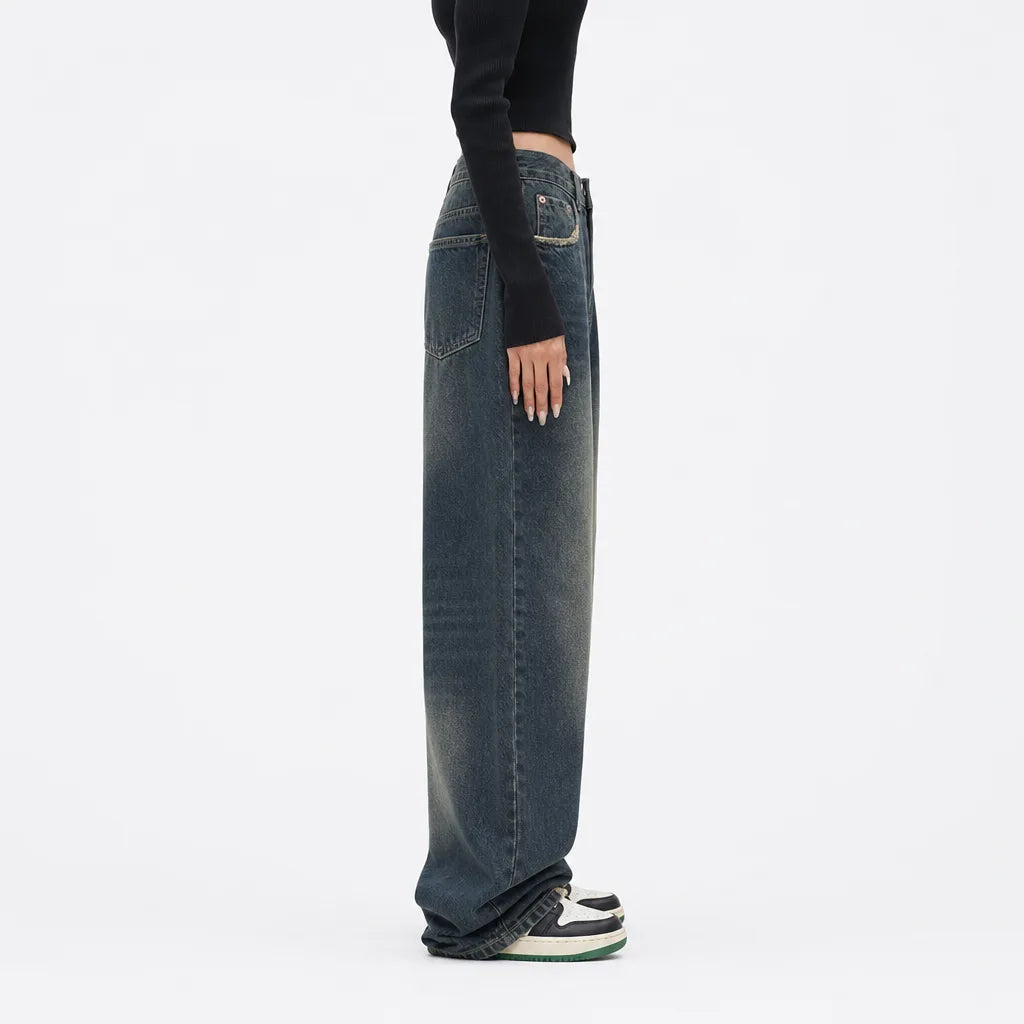 Marlowe | Women's Baggy Wide Leg Jeans