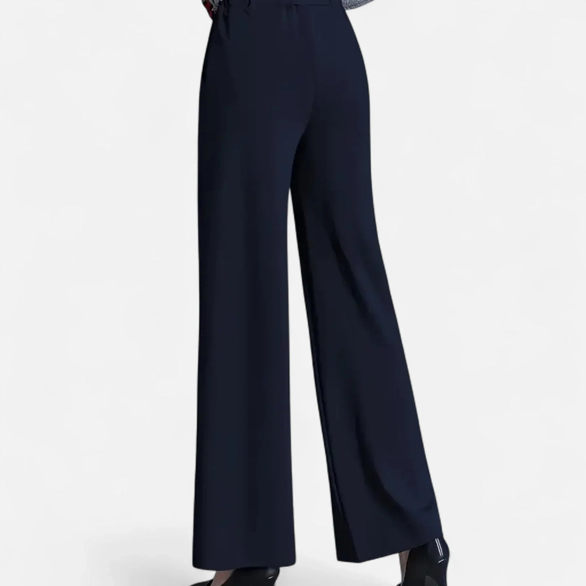 Maureen | Women's High Waisted Wide Leg Trouser with Side Pockets