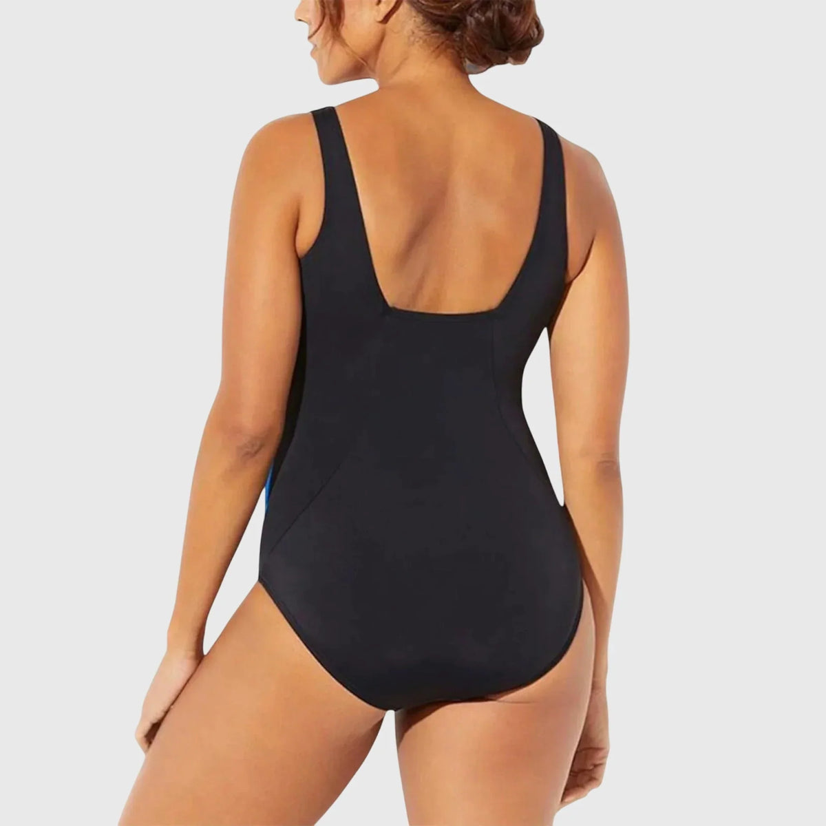 Maureen | Women's One Piece Athletic Square Neck Swimsuit