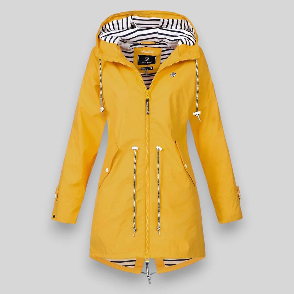 Megan | Women's Waterproof Hooded Parka Jacket with Drawstring Waist