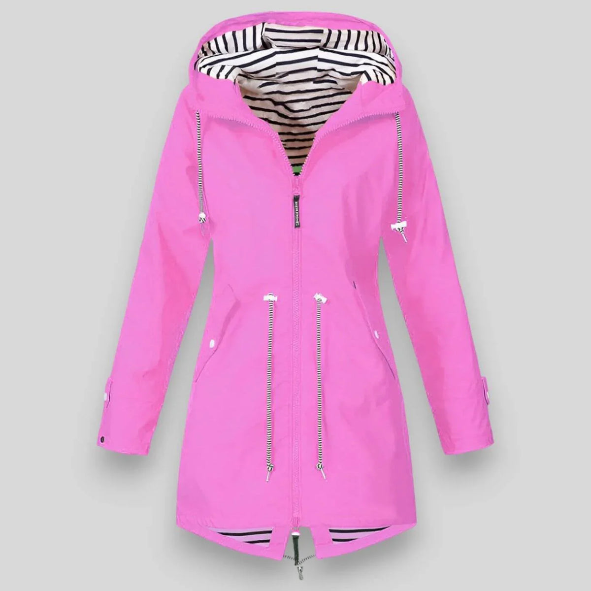 Megan | Women's Waterproof Hooded Parka Jacket with Drawstring Waist