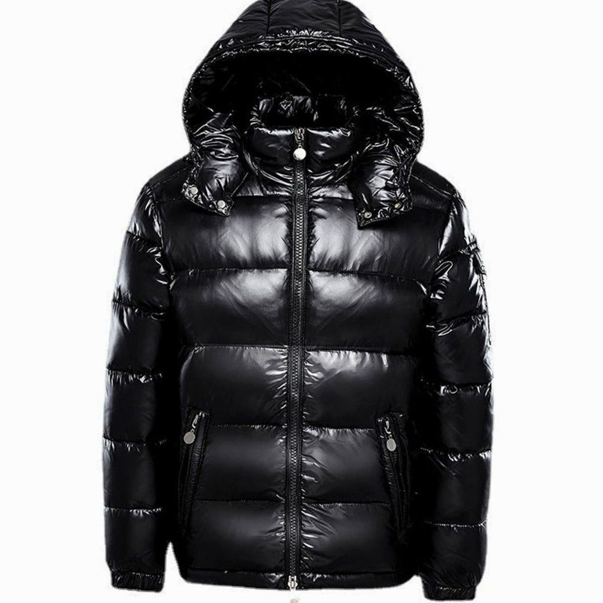 Men's Hooded Insulated Puffer Quilted Jacket Full-Zip