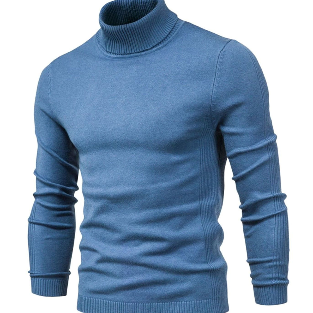 Men's Slim-Fit Turtleneck Casual Knit Sweater