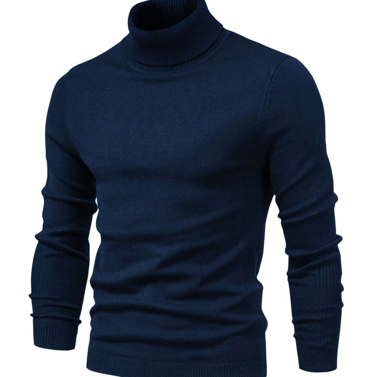 Men's Slim-Fit Turtleneck Casual Knit Sweater