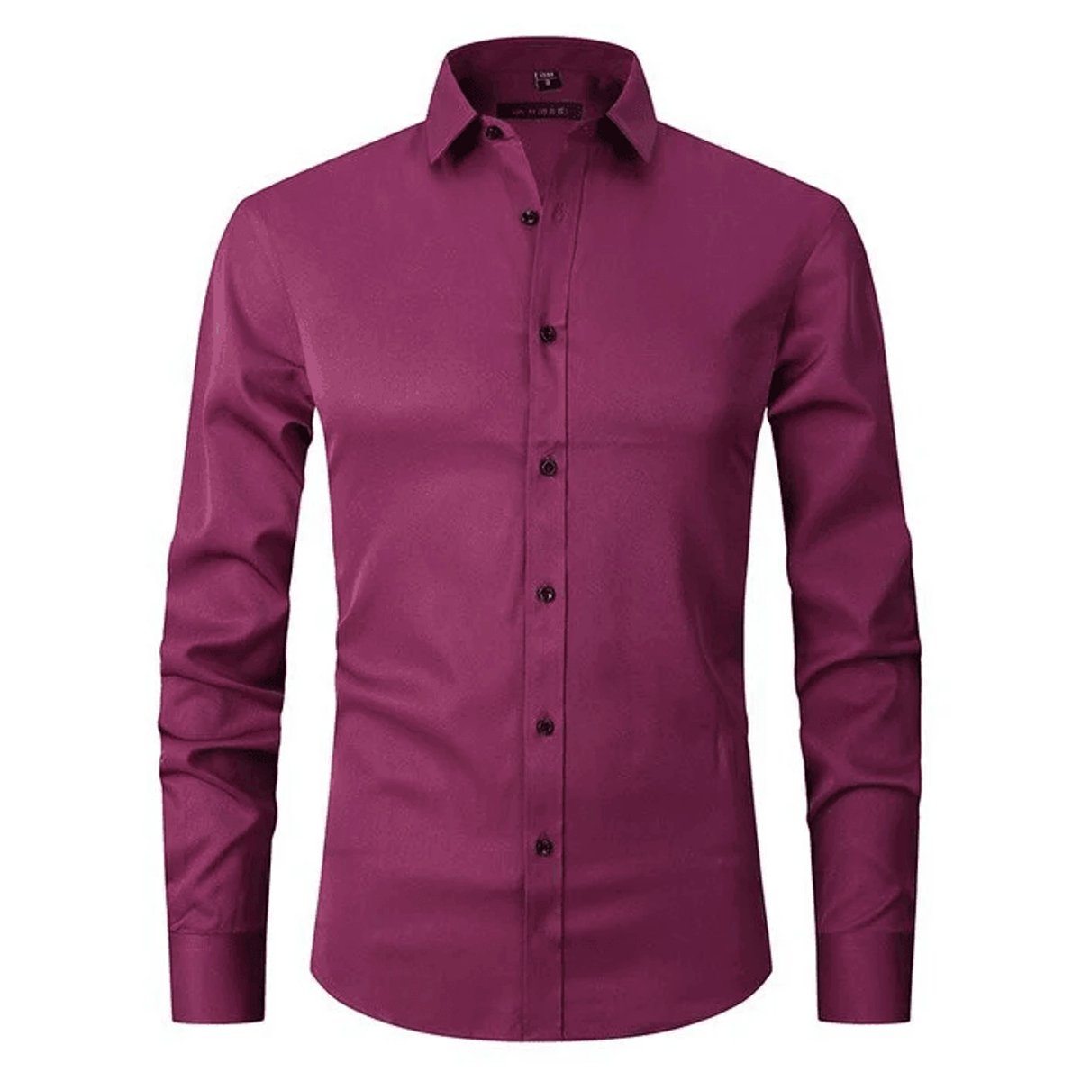 Men's Slim-Fit Wrinkle-Resistant Stretch Dress Shirt
