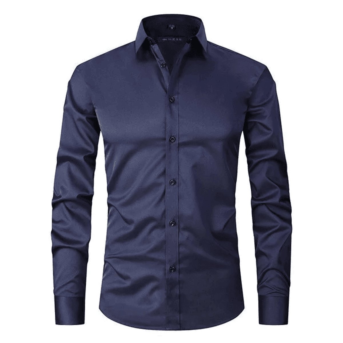 Men's Slim-Fit Wrinkle-Resistant Stretch Dress Shirt