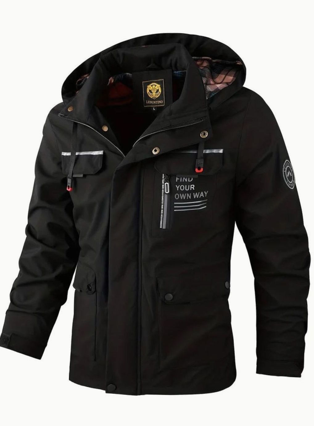 Men's Waterproof Hooded Insulated Outdoor Winter Jacket