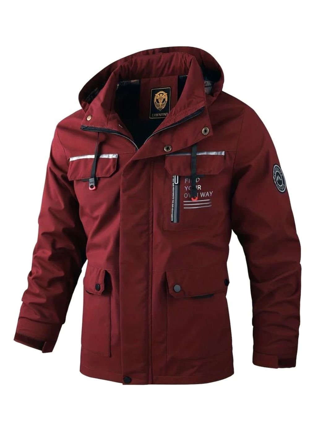 Men's Waterproof Hooded Insulated Outdoor Winter Jacket
