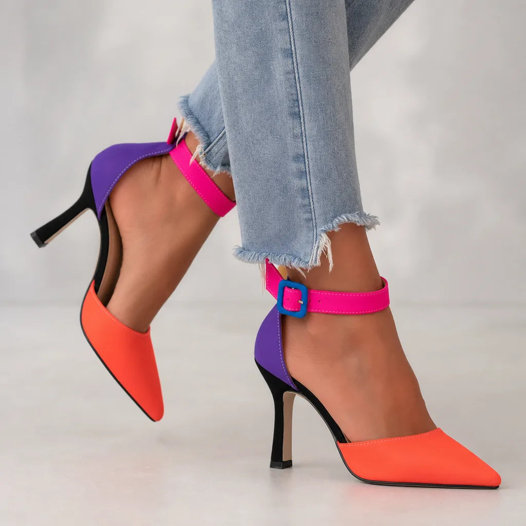 Mila | Women's Colorblock Stiletto Heels