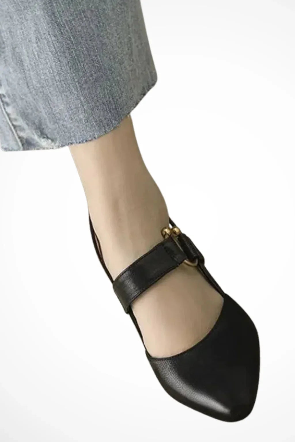 Molly | Women's Block Heel Square Toe Slingback Heels with Ankle Strap