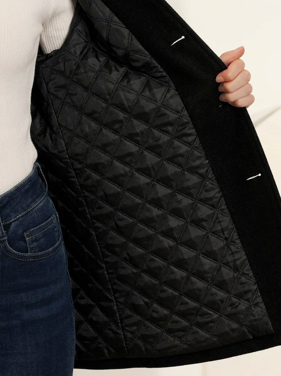 Naya | Single-Breasted Longline Trench Coat for Women