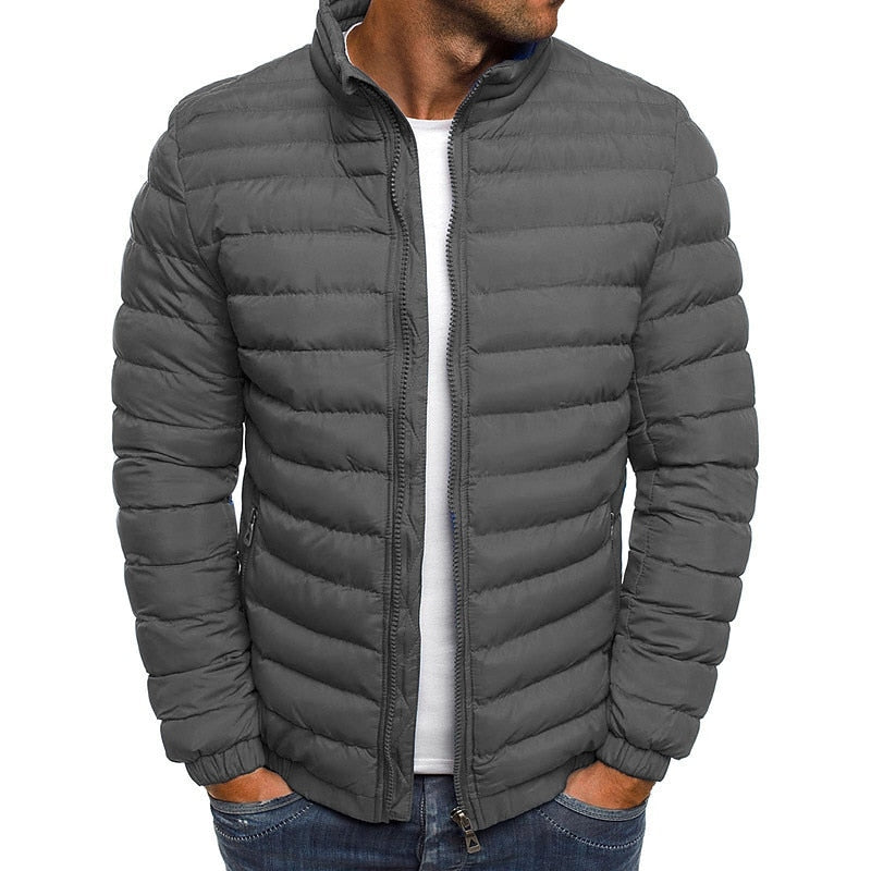 Women's Puffer Jacket with Down Filling and Zip Closure | Pockets | For Winter | Size S-2XL