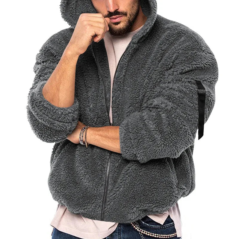 Nelson | Men's Teddy Fleece Hoodie
