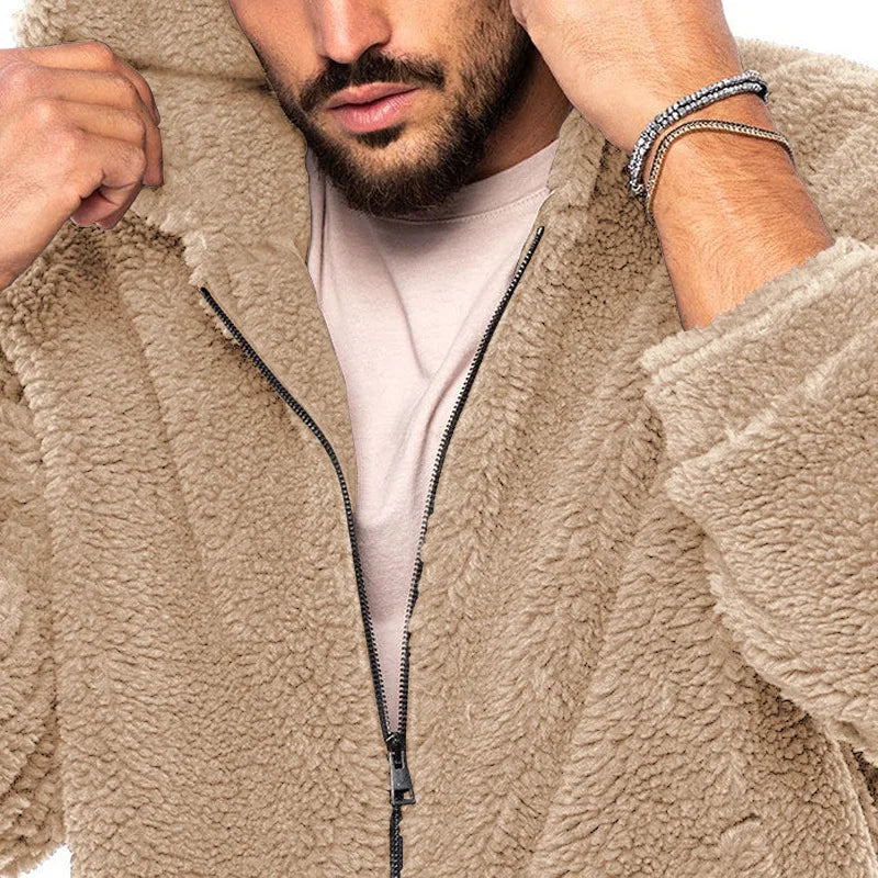 Nelson | Men's Teddy Fleece Hoodie
