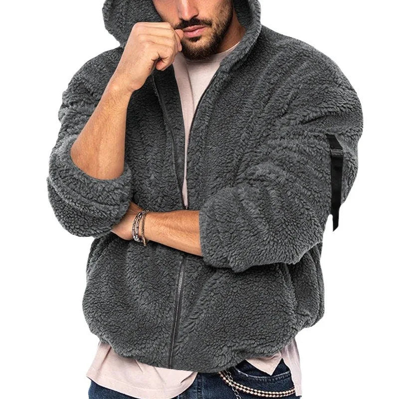 Nelson | Men's Teddy Fleece Hoodie