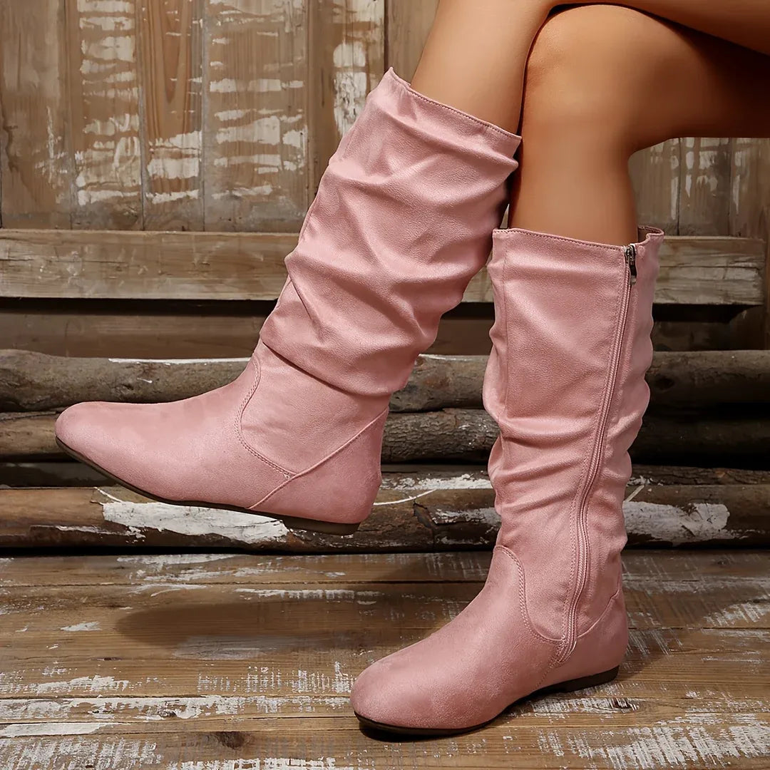 Nicola | Women's Slouched Mid-Calf Boots