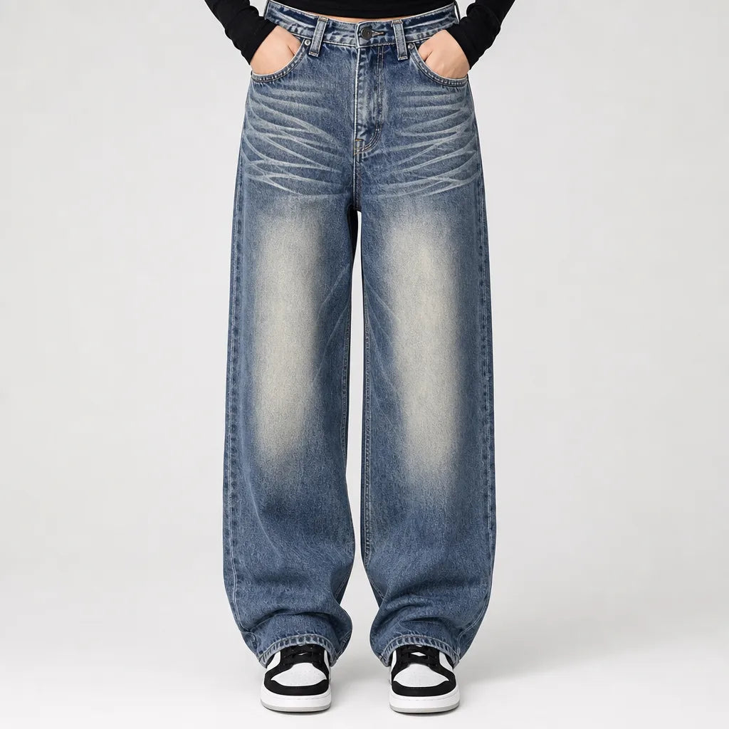 Nora | Women's Baggy Wide Leg Jeans