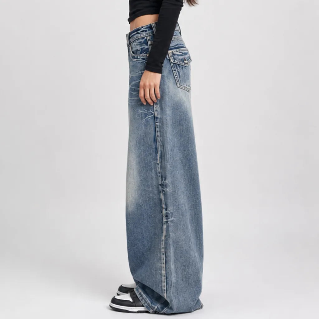 Nora | Women's Baggy Wide Leg Jeans