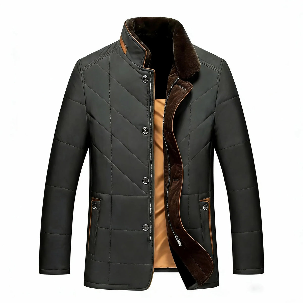 Northrop | Men's Quilted Luxury Coat