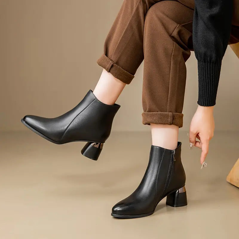 Women's Fall and Winter Boots with Cushioned Footbed