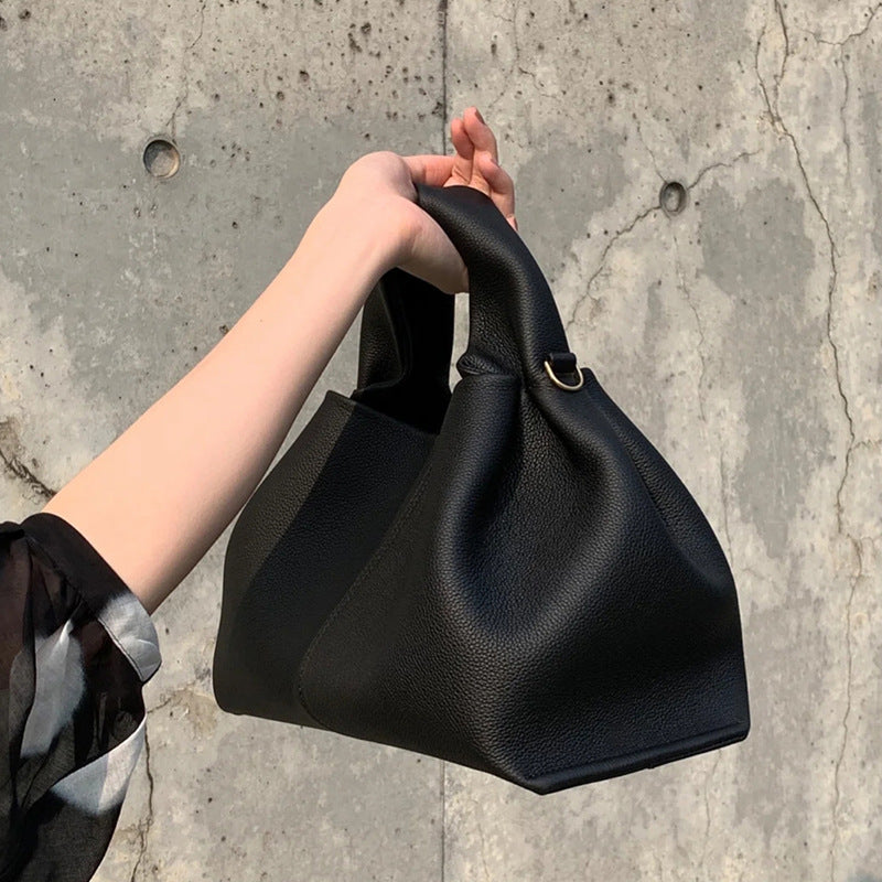 Women's Soft Slouch Shoulder Bag with Zipper Closure