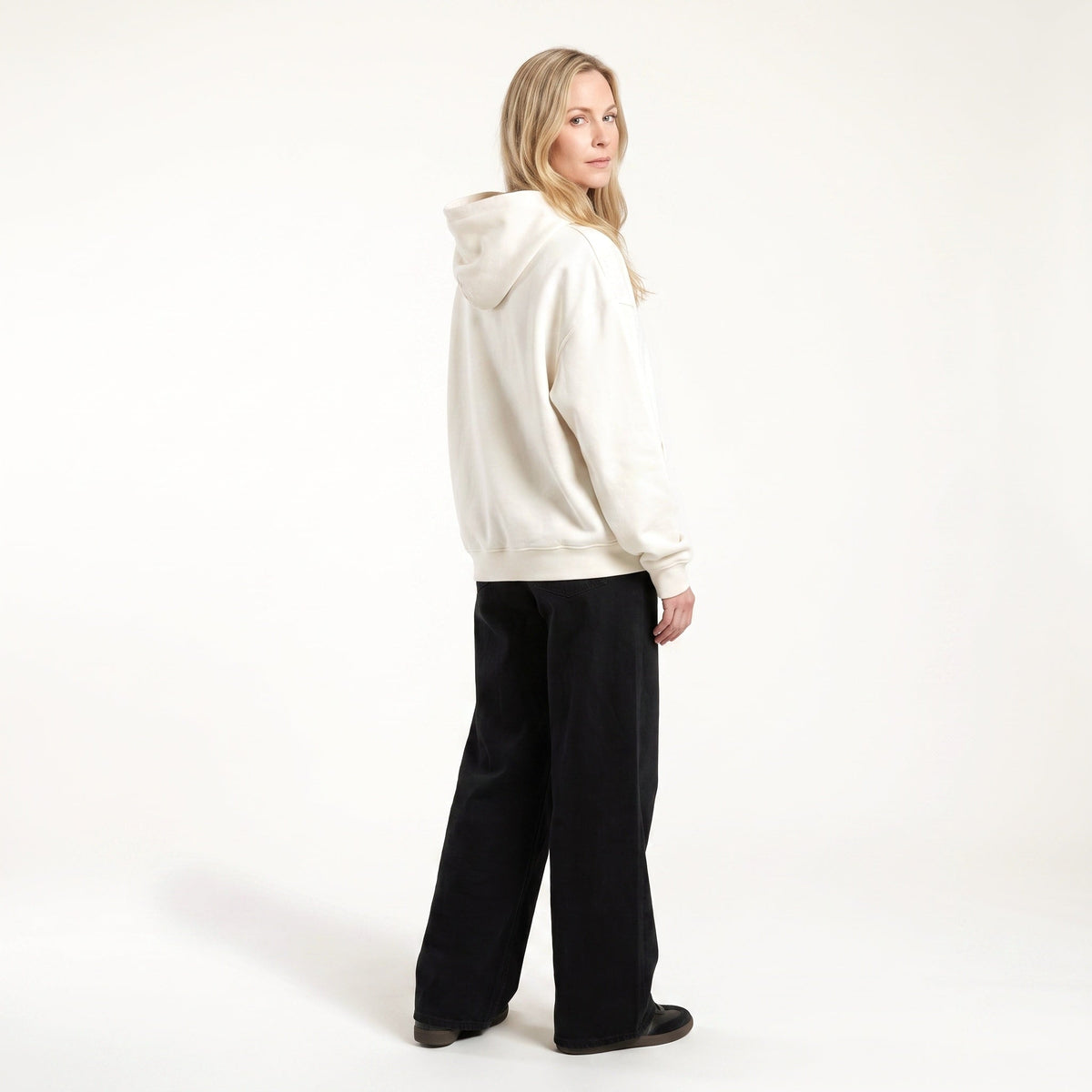 Women's Oversized Pullover Hoodie, Hooded, Long Sleeves