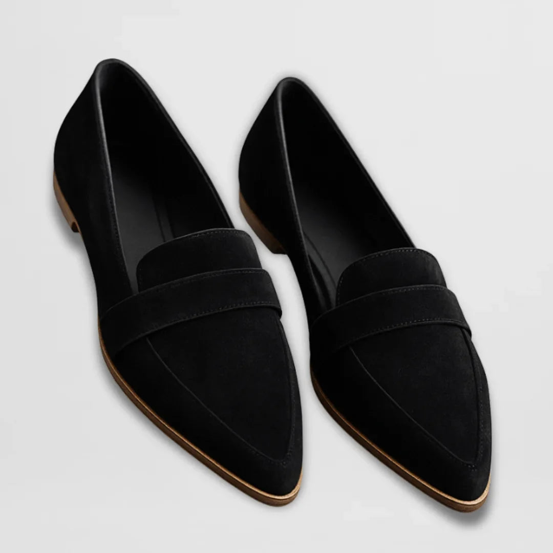 Orthopedic soft suede loafers