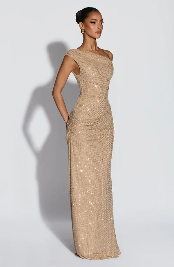 Helena | Women's Evening Sparkle Maxi Dress