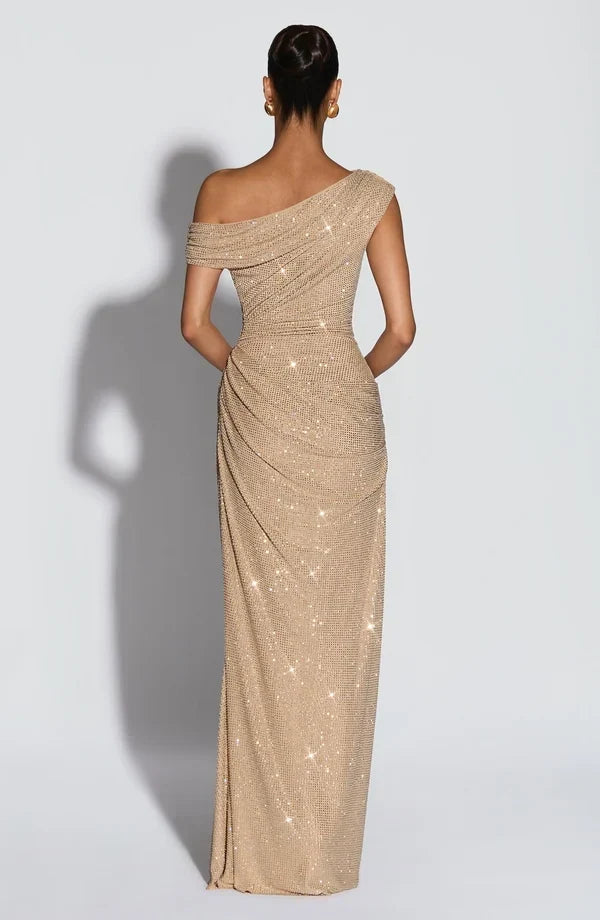 Helena | Women's Evening Sparkle Maxi Dress