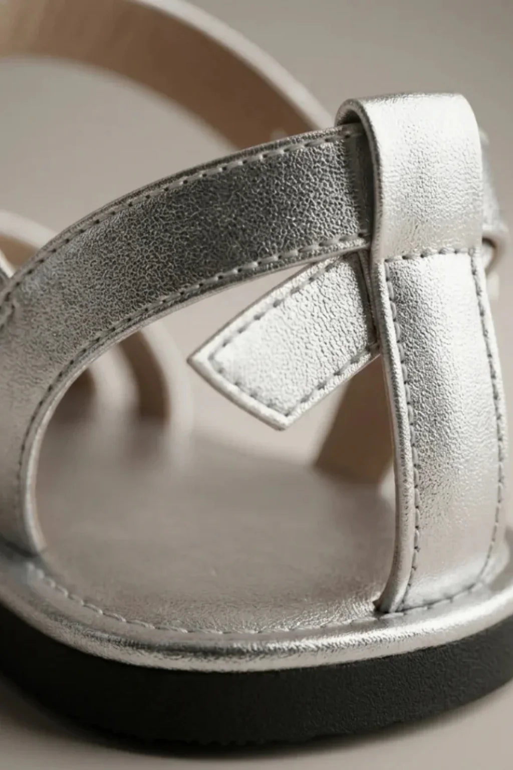 Paige | Women's Open Toe Crossover Strap Flat Sandals with Buckle Ankle