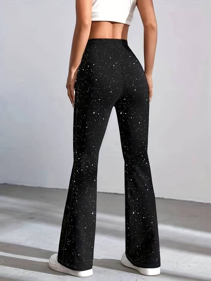 Pearl | Glitter Flared Pants for Women