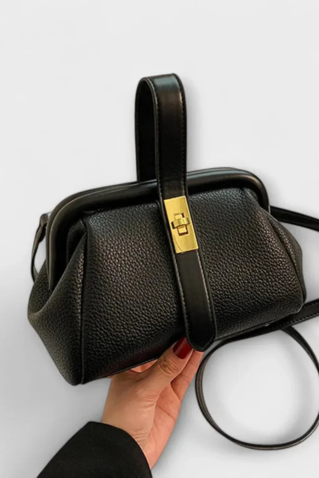 Pippa | Women's Summer Structured Top Handle Crossbody Bag with Clasp