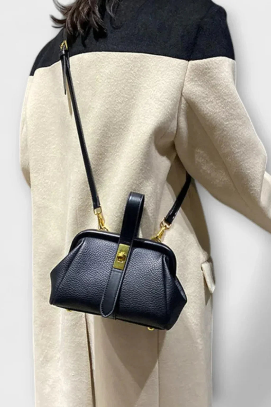 Pippa | Women's Summer Structured Top Handle Crossbody Bag with Clasp
