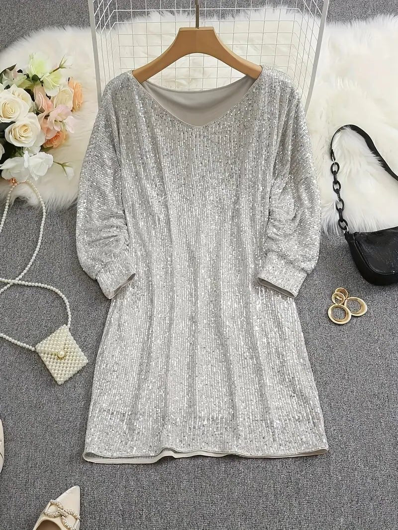 Primrose | Sequin Off-Shoulder Mini Dress for Women
