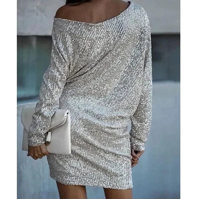 Primrose | Sequin Off-Shoulder Mini Dress for Women