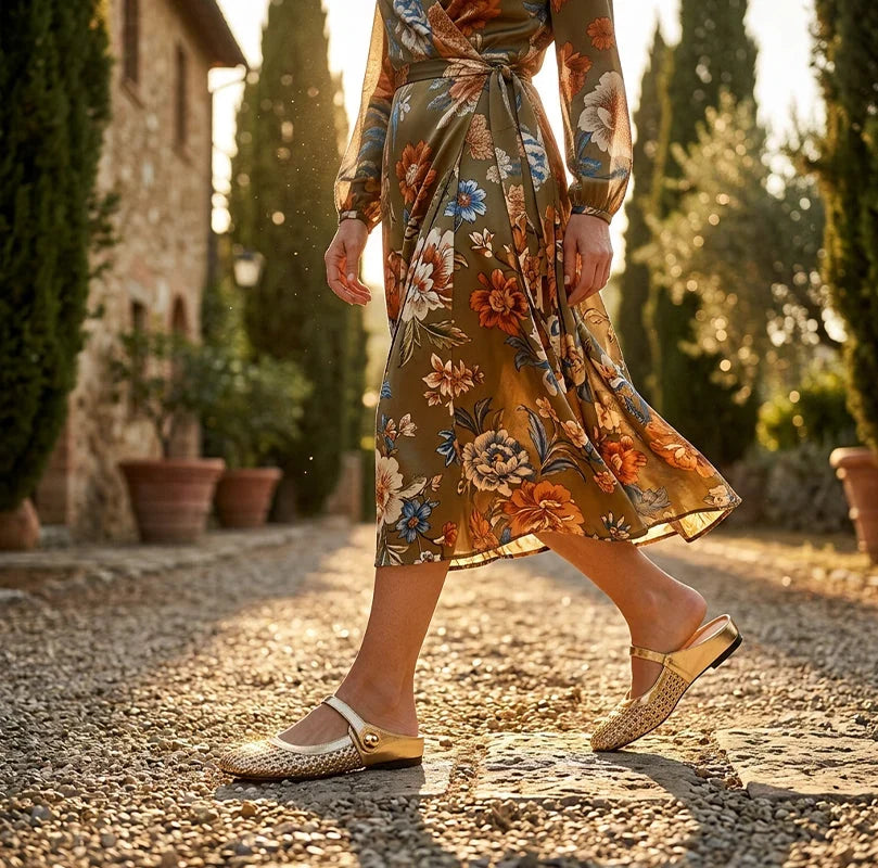 Prudence | Block Heel Square Toe Mary Jane Shoes with Buckle Strap