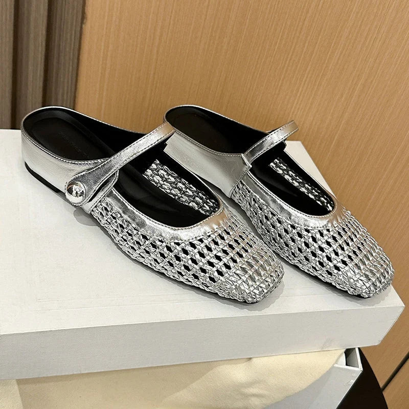Prudence | Block Heel Square Toe Mary Jane Shoes with Buckle Strap