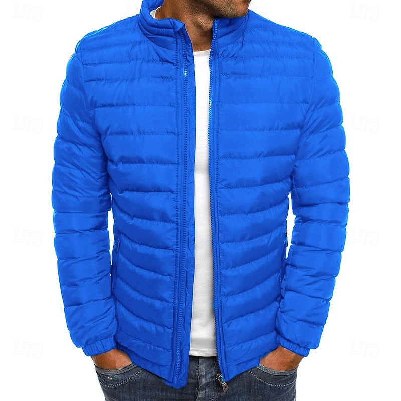 Women's Puffer Jacket with Down Filling and Zip Closure | Pockets | For Winter | Size S-2XL