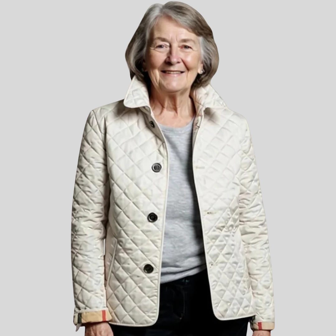 Zia | Quilted Jacket with Lapel Collar for Women