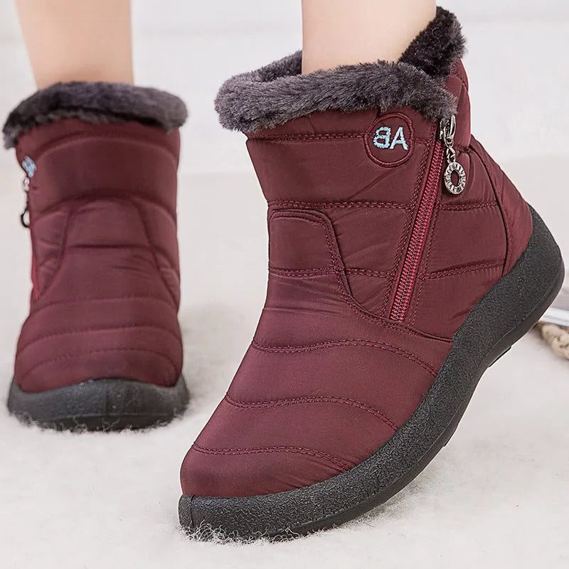 Columbine | Quilted Puffer Ankle Boots for Women