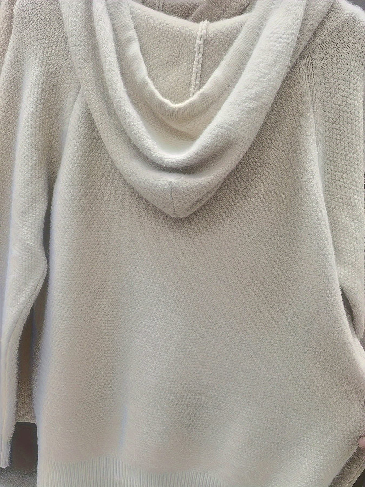 Radmila | Chunky Knit Hooded Cardigan with Zip for Women