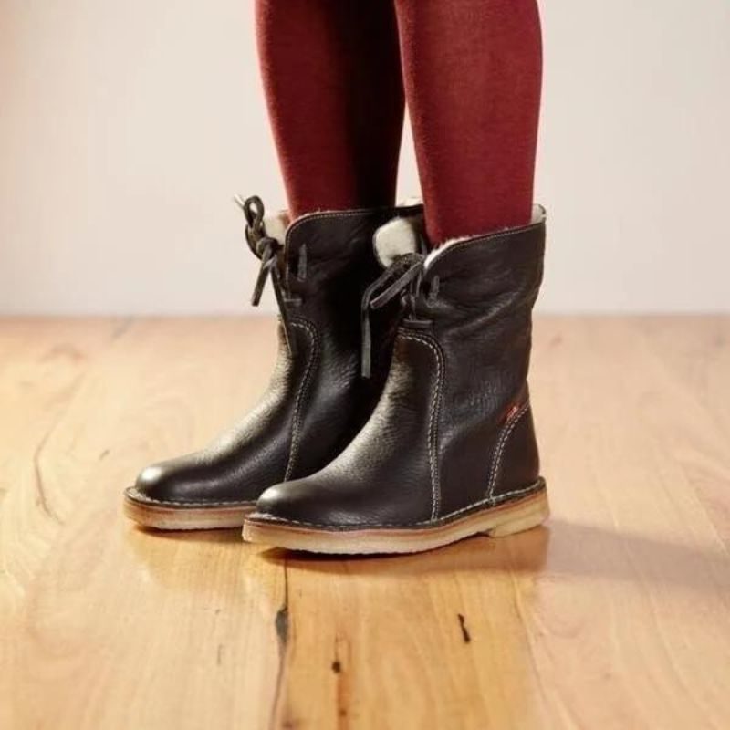Rafaela | Fur-Lined Lace-Up Winter Boots for Women