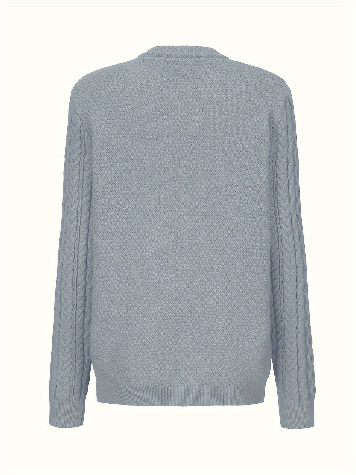 Rashida | Cable Knit Button-Front Cardigan for Women