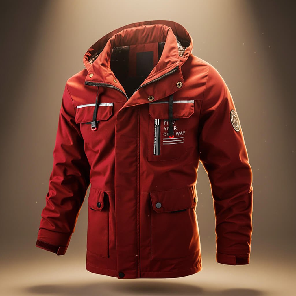Evan | Mens Hooded Winter Jacket | Wind and Water-Resistant Shell, Smooth Lining | Navy, Black, Green and More XS-4XL