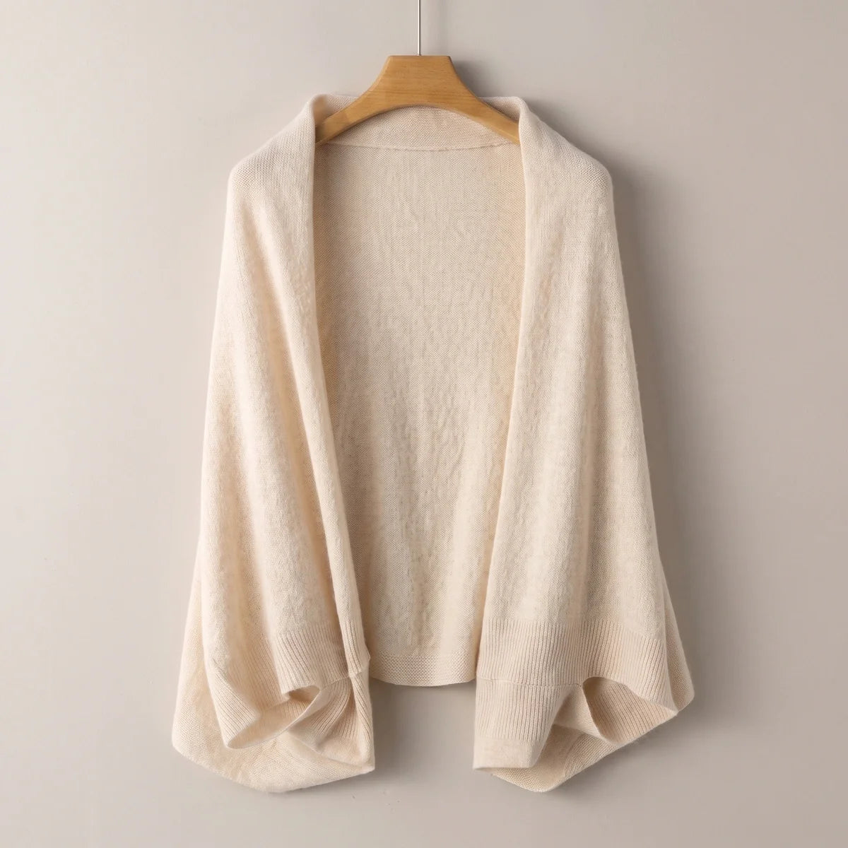 Iris Pure Wool Shawl Cardigan
