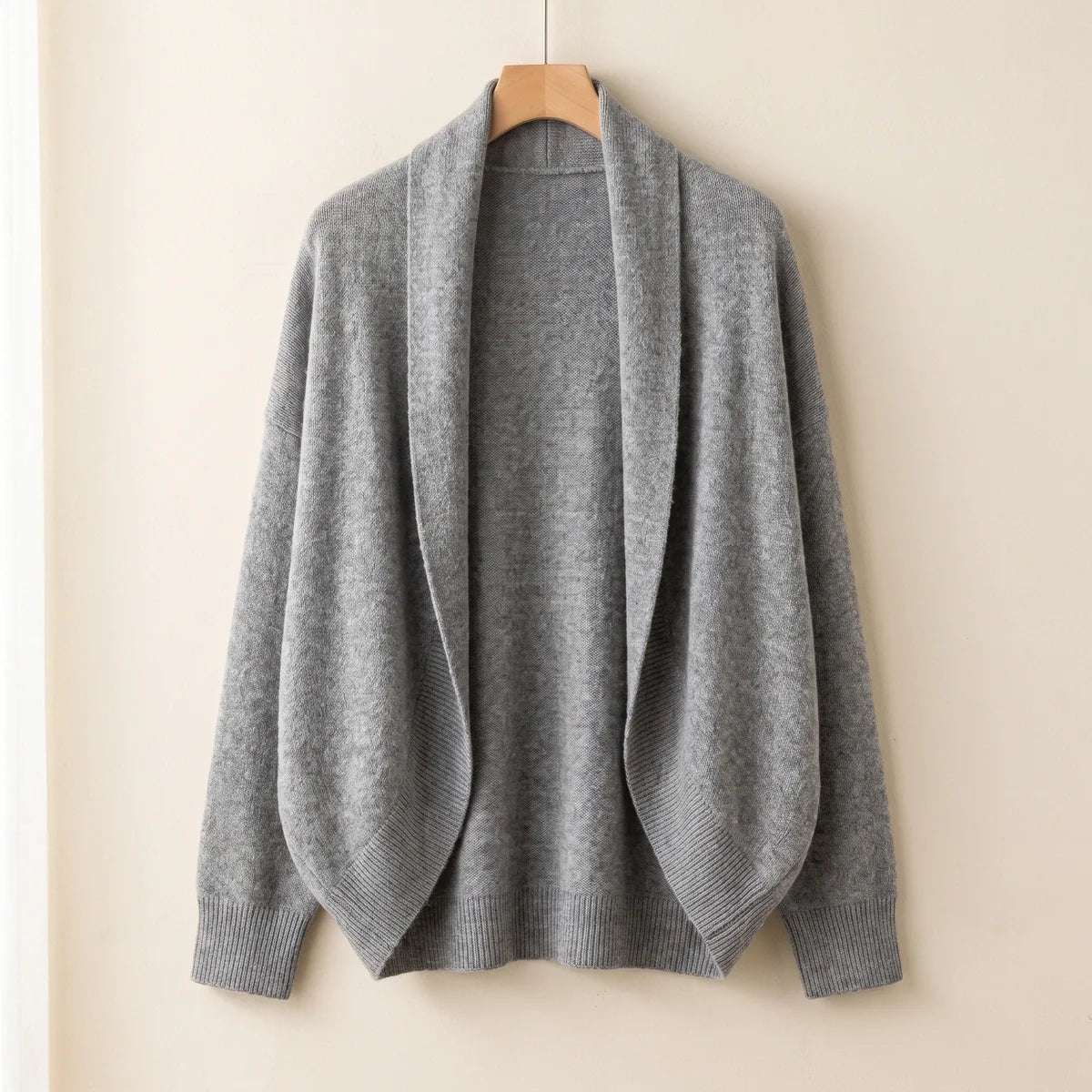 Iris Pure Wool Shawl Cardigan